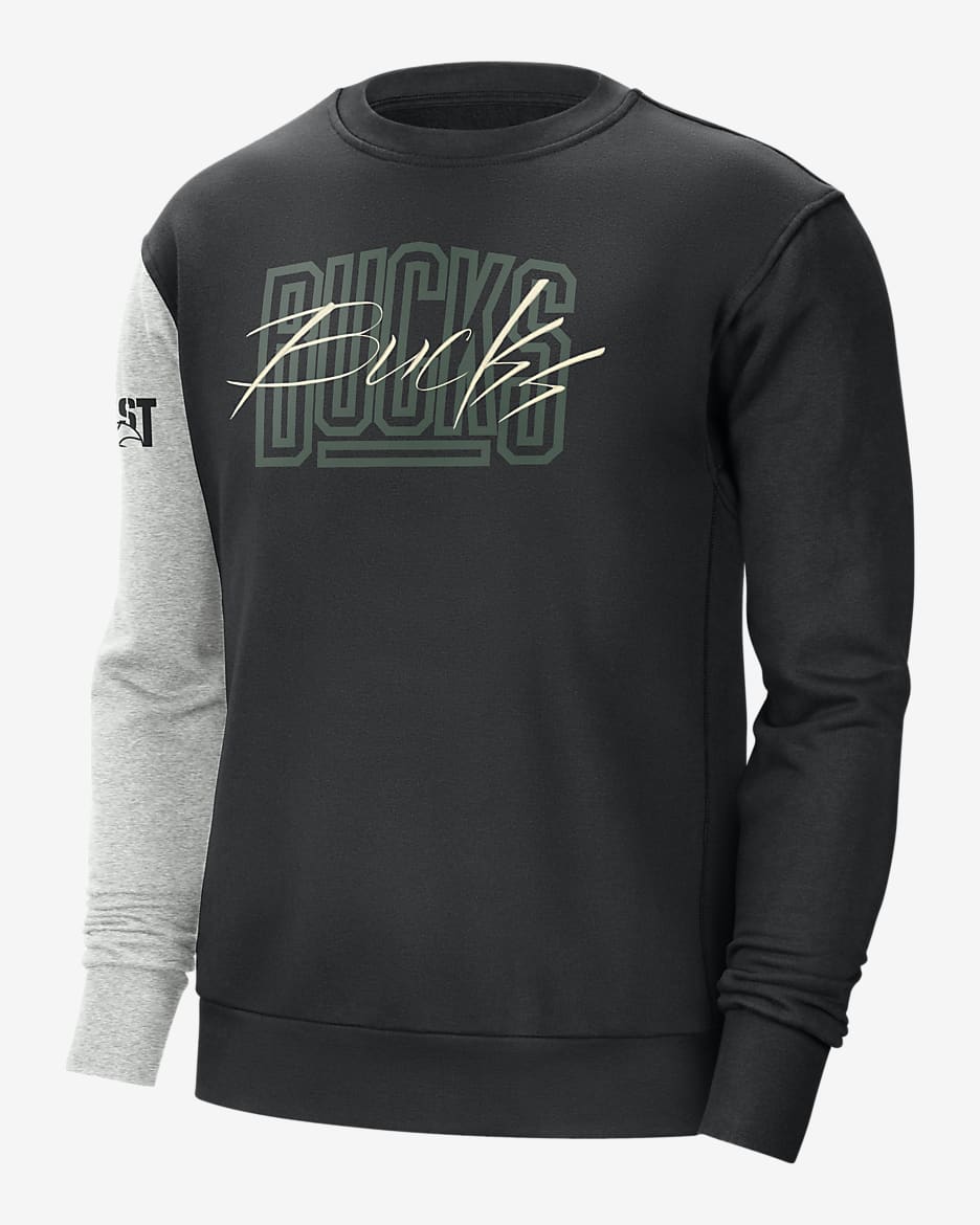 Milwaukee Bucks Nike discount crewneck